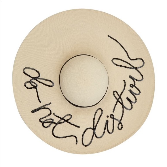Eugenia Kim Accessories - Eugenia Kim “Do not disturb” straw hat Eugenia Kim Accessories - Eugenia Kim “Do not disturb” straw hat